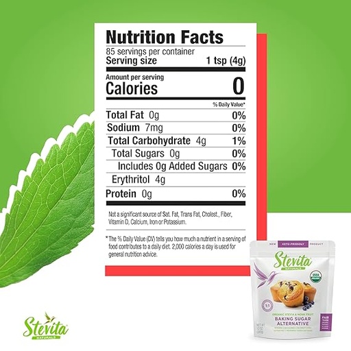 Organic stevia & Monkfruit 12oz