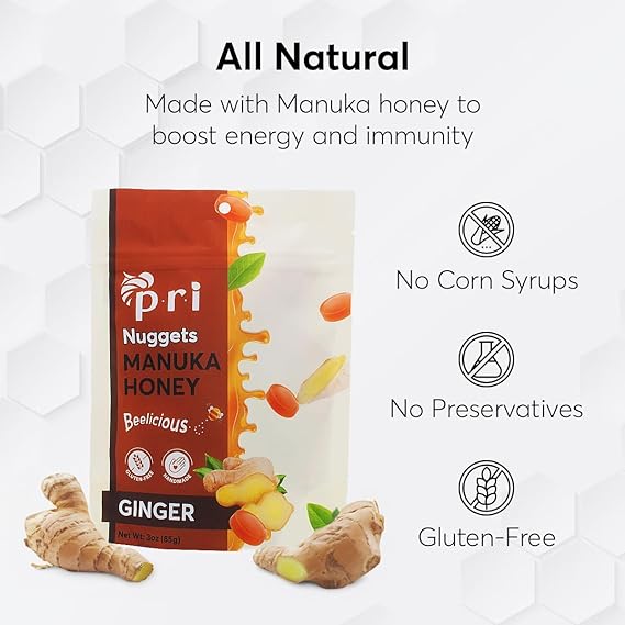 Manuka Honey Ginger Nuggets 3.5oz