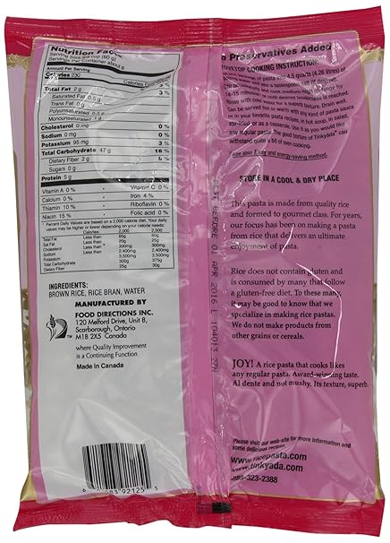 Brown Rice Pasta Spirals 16oz