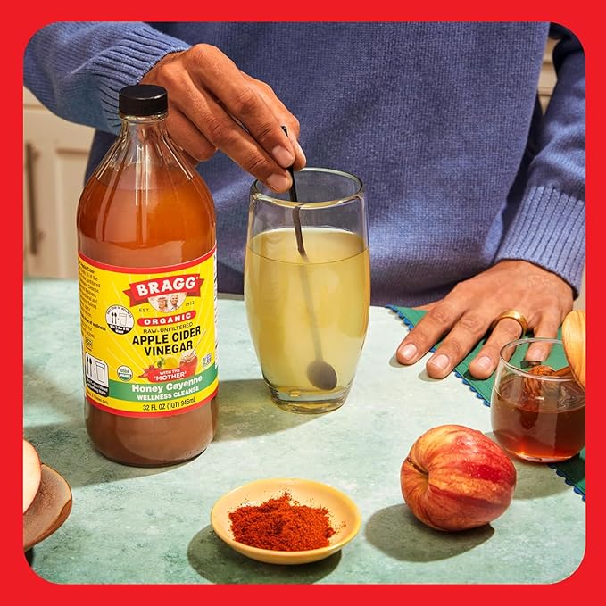 Organic Apple Cider Vinegar Honey Cayenne Cleanse 32oz