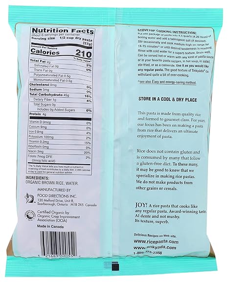 Brown Rice Elbows Organic 12oz