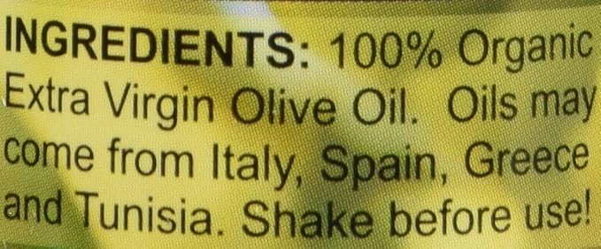 Organic Olive Oil 8.4oz
