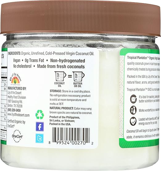 Coconut Oil Virgin 24oz