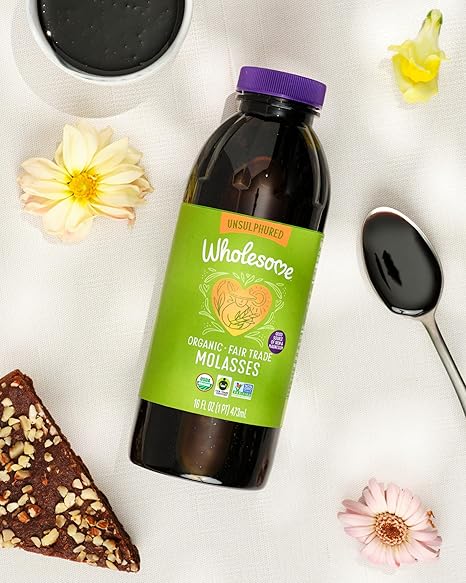 Organic Black Molasses Unsulphured 16oz