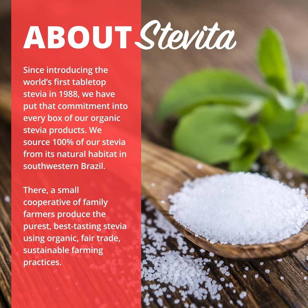 Organic Stevia W/Pour 8oz