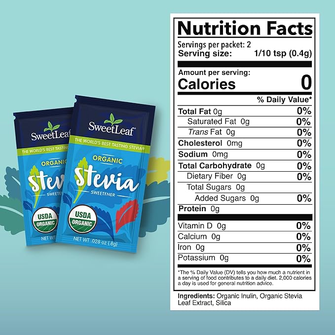 Organic Stevia Sweetner 35 Packets