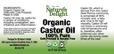 Organic Castor Oil 16oz (Glass)