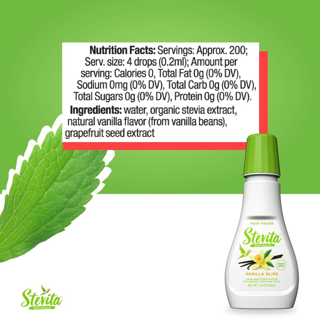 Vanilla Bliss Liquid Stevia 1.35oz