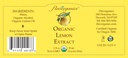 Lemon Extract Organic 2oz