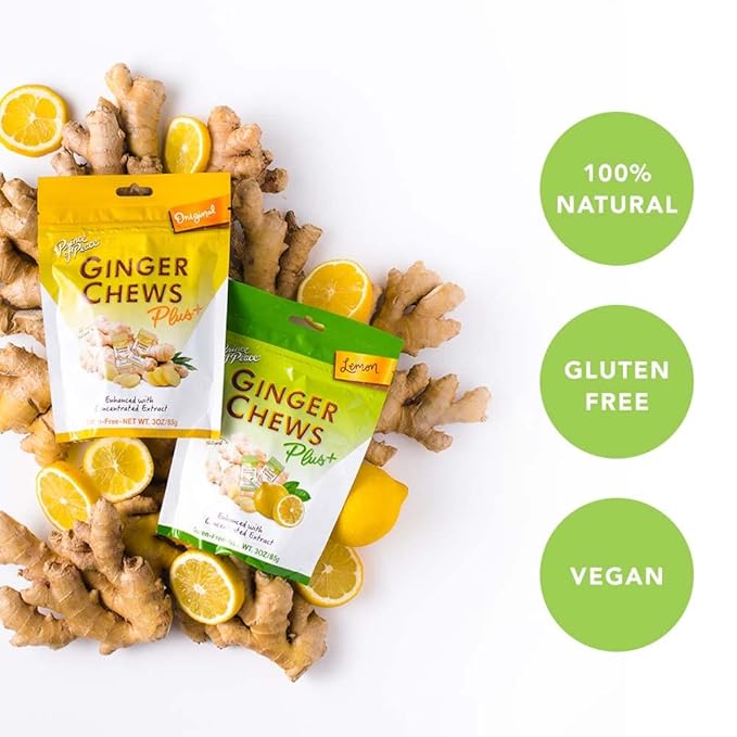 Ginger Chew Lemon Plus 3oz