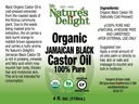 Organic Jamaican Black Castor Oil 4oz