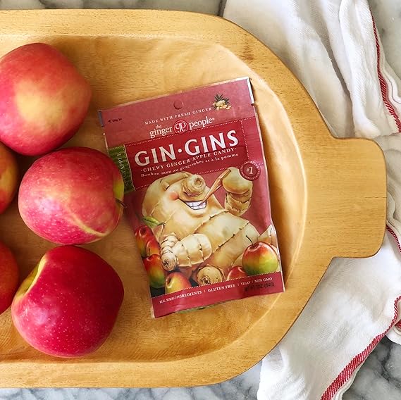 Gin Gins Spicy Apple Ginger Chew 3oz