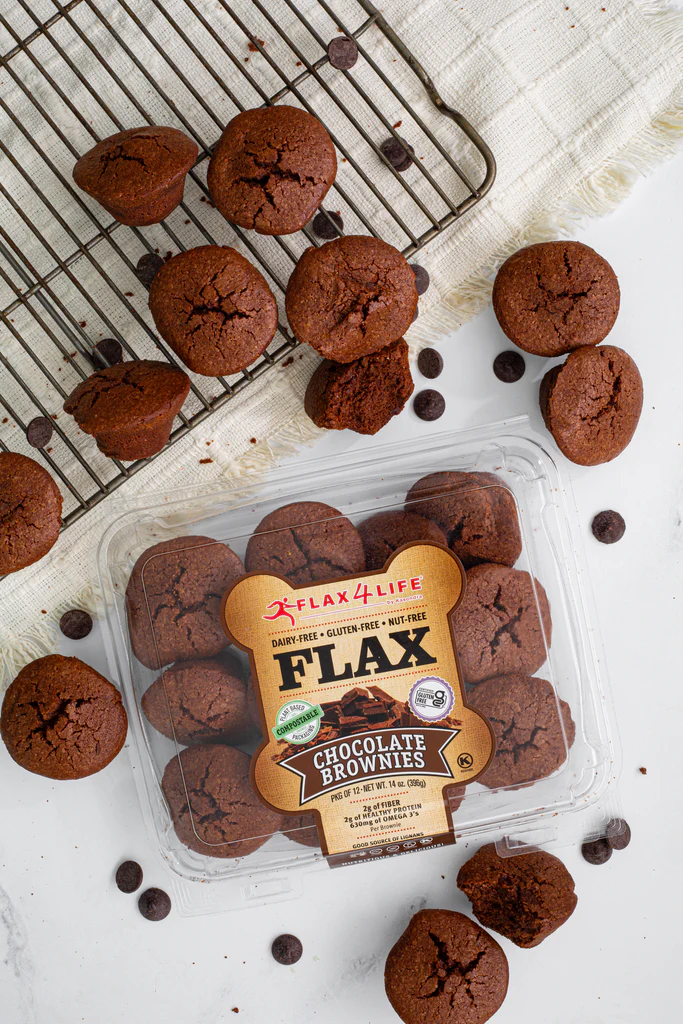 Flax chocolate Brownies 14oz 