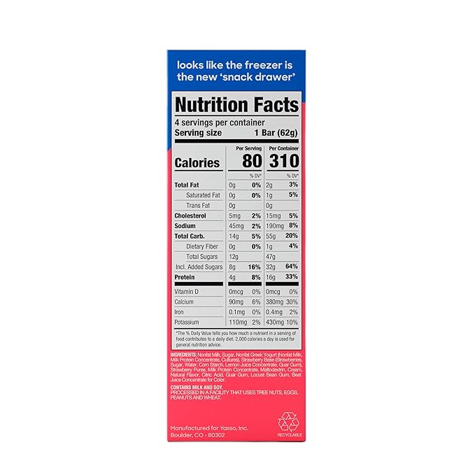 Strawberries and Cream Bar 14oz 4 Bars