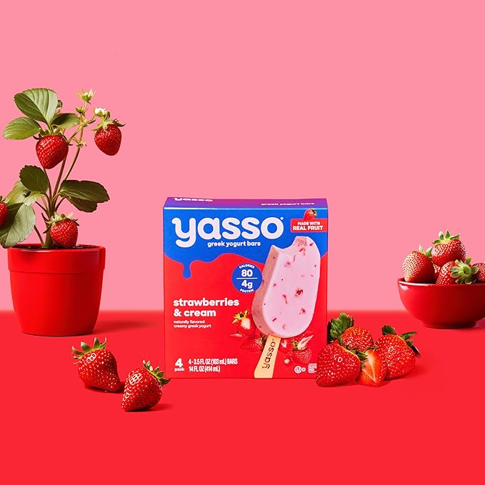 Strawberries and Cream Bar 14oz 4 Bars