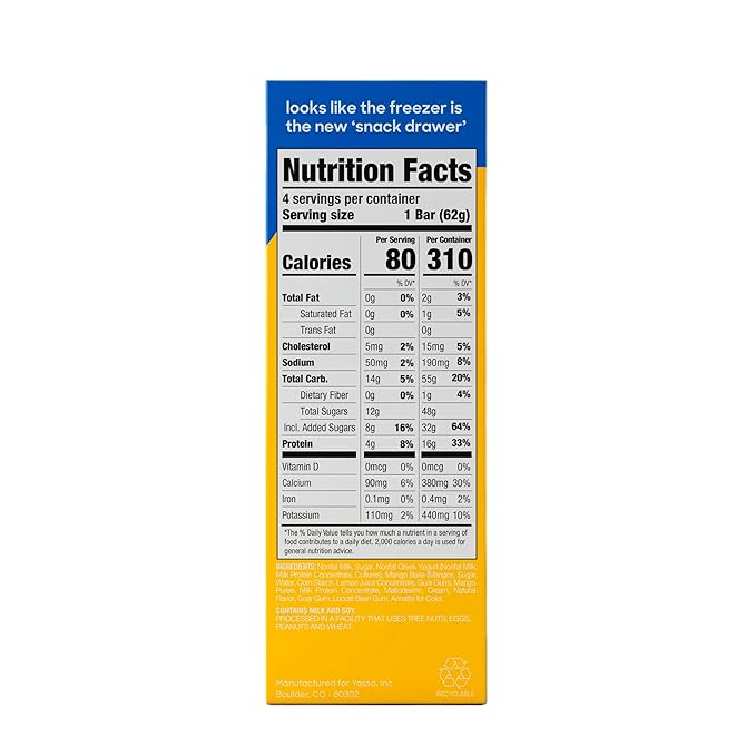 Creamy Mango Bar 14oz 4 Bars