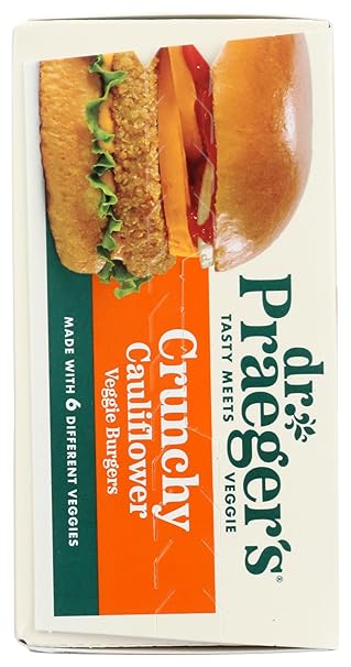 Crunchy Cauliflower Veggie Burger 10oz 4 Pattys 