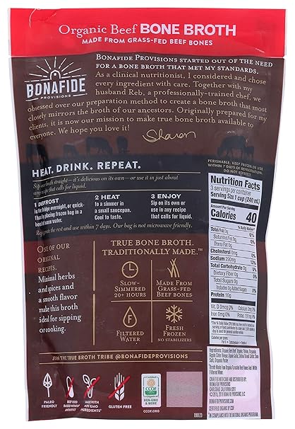 Bone Beef Broth Organic 24oz