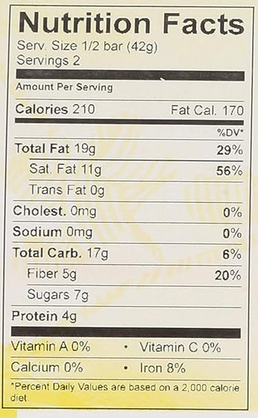 85% Organic Pure Dark Chococolate 3oz