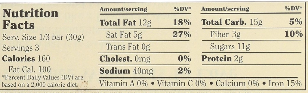 Almond & Sea Salt in Dark Chocolate 3.2oz