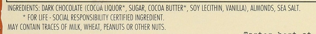 Almond & Sea Salt in Dark Chocolate 3.2oz