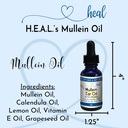 H.E.A.L.'s Mullein Oil with Garlic 