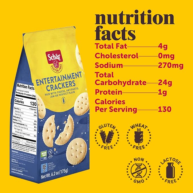 Entertainment Crackers Gluten Free 6.2oz