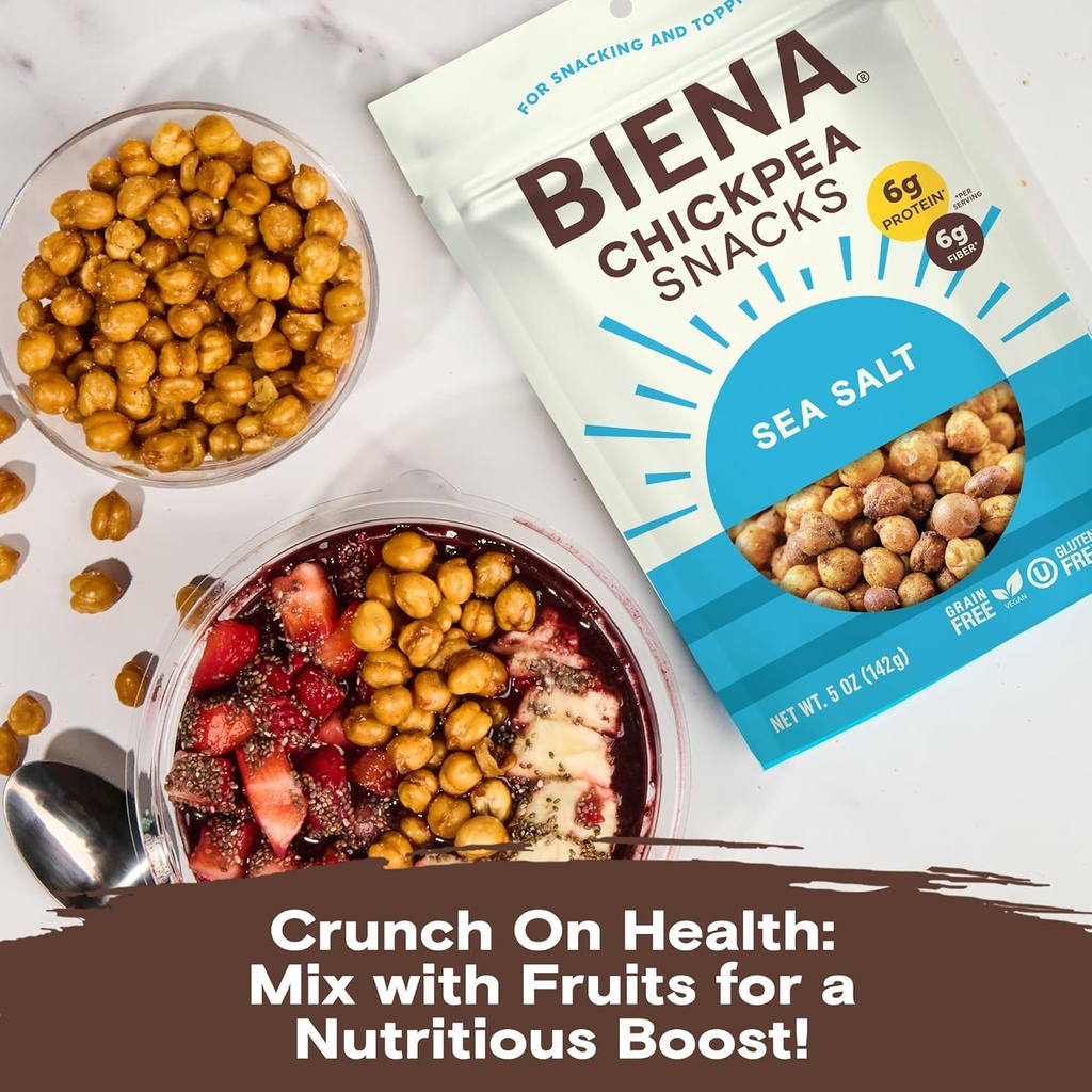 Chickpeas Roasted in Sea Salt 5oz