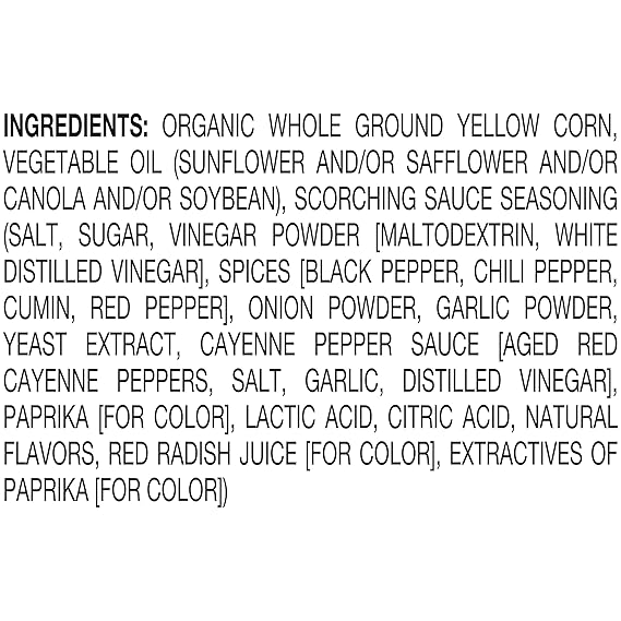 Scorchin Sauce Tortilla Chips 7.8oz