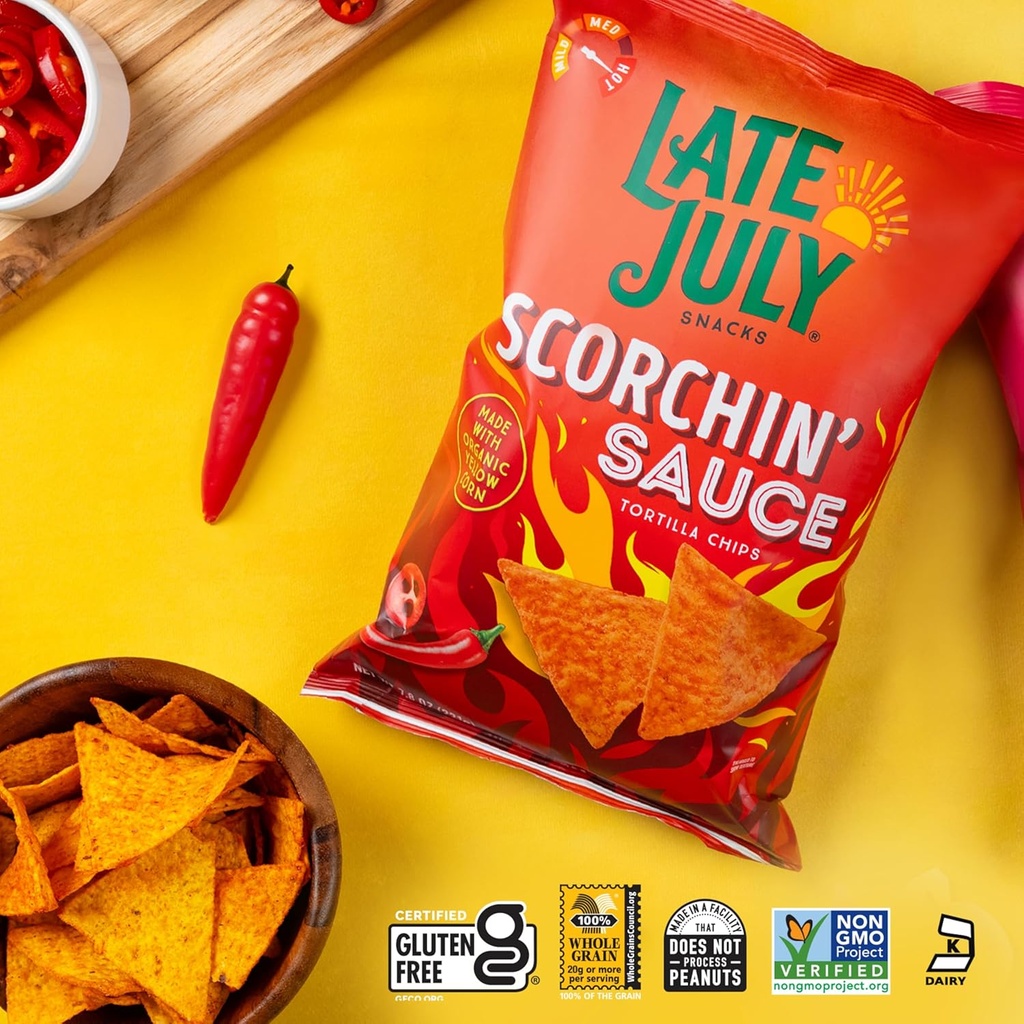 Scorchin Sauce Tortilla Chips 7.8oz