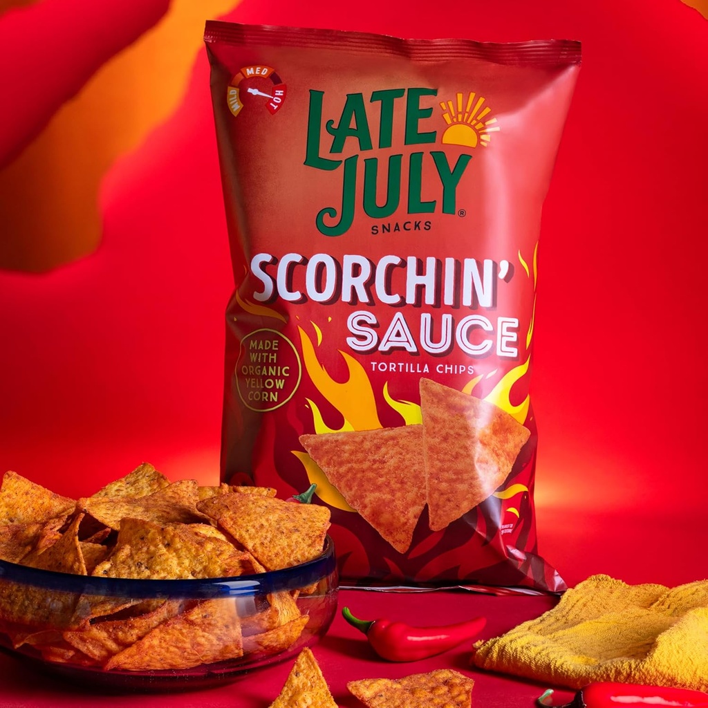 Scorchin Sauce Tortilla Chips 7.8oz