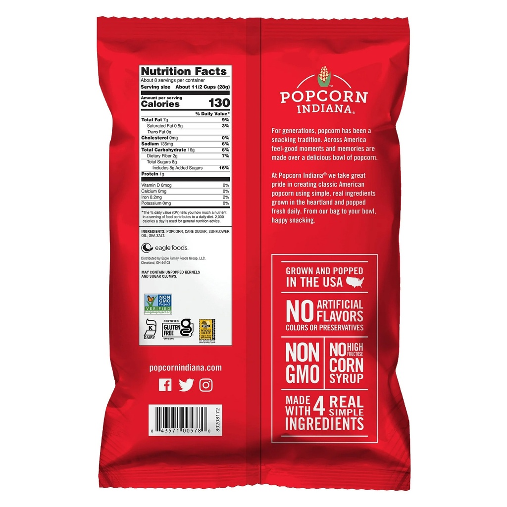 Sweet & Salty Kettle Corn 8oz