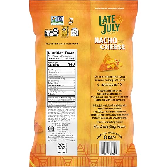 Nacho Cheese Chips 7.8oz