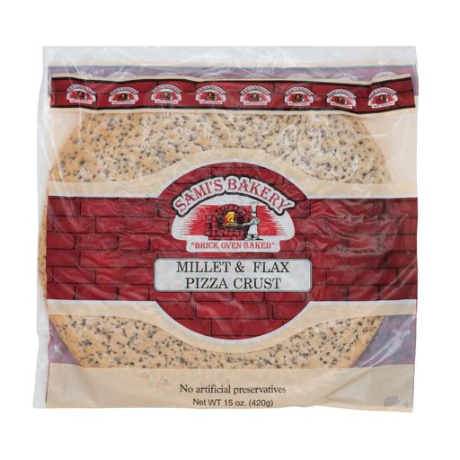 Pizza Crust Millet & Flax 1 Pizza Crust