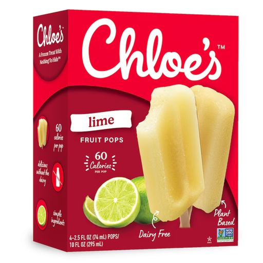 Lime Fruit Pop 10oz 4 Pops