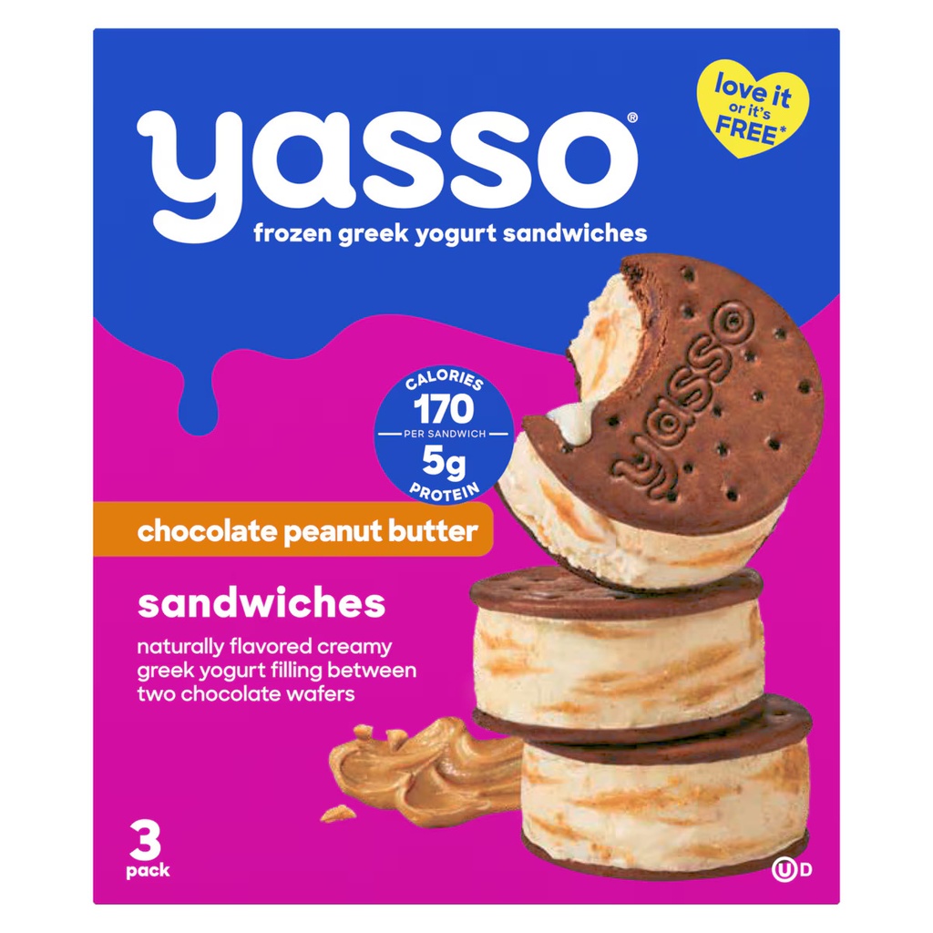 Chocolate Peanut Butter Sandwich 10.5 3 Sandwiches