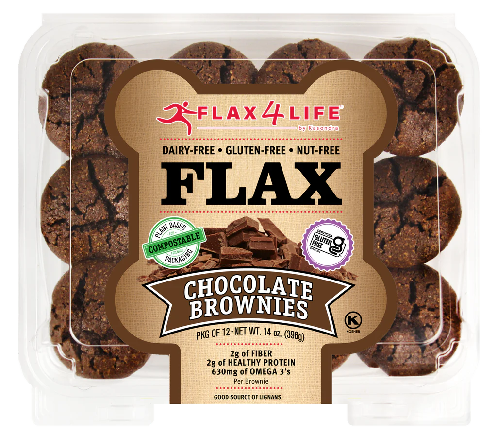 Flax chocolate Brownies 14oz 