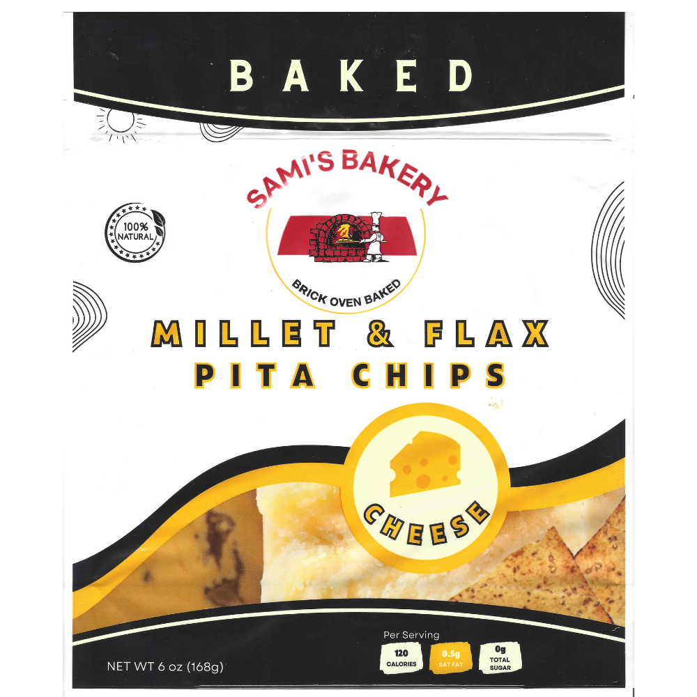 Millet & Flax Cheese Chips 6oz