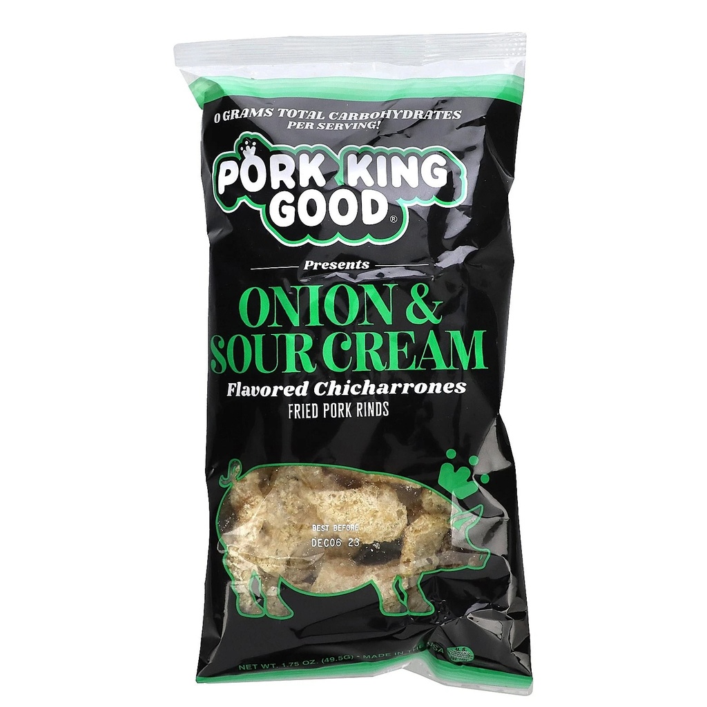 Pork Rinds Sour Cream & Onion 1.75oz