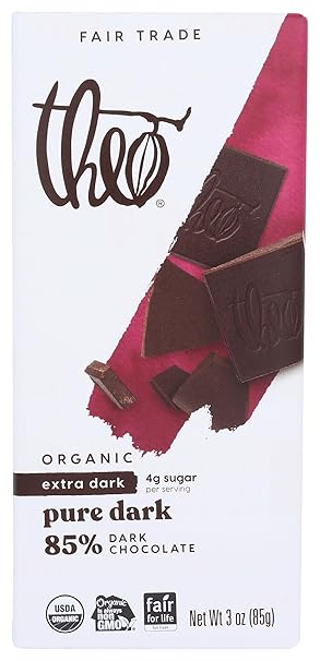 85% Organic Pure Dark Chococolate 3oz