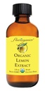 Lemon Extract Organic 2oz