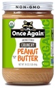 Organic Unsweet Crunchy Peanut Butter 16oz