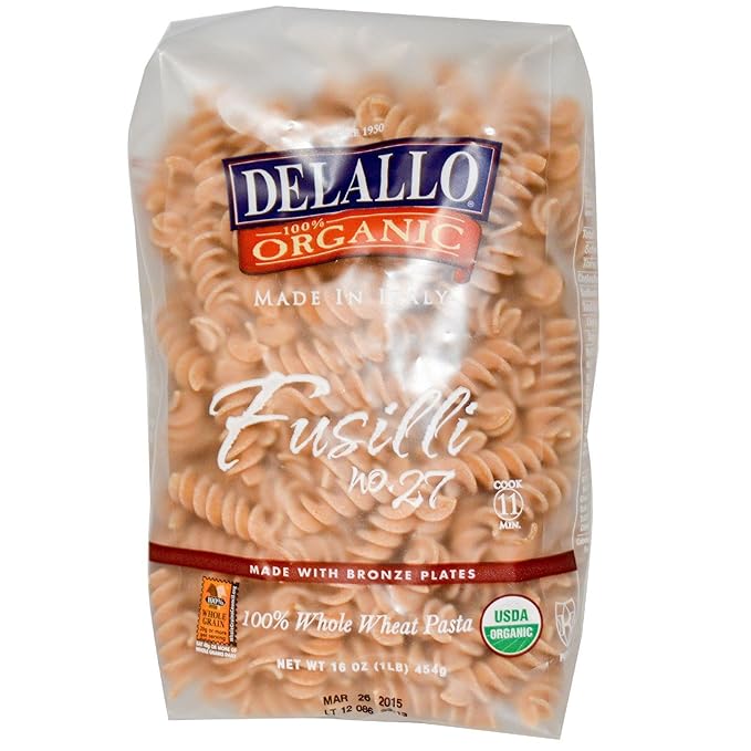 Organic Whole Wheat Fusilli 16oz