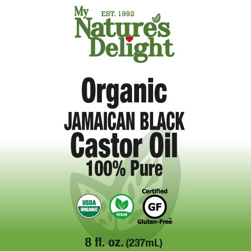 Organic Jamaican Black Castor Oil - 8 oz