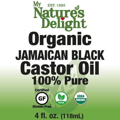 Organic Jamaican Black Castor Oil - 4 oz - Glass