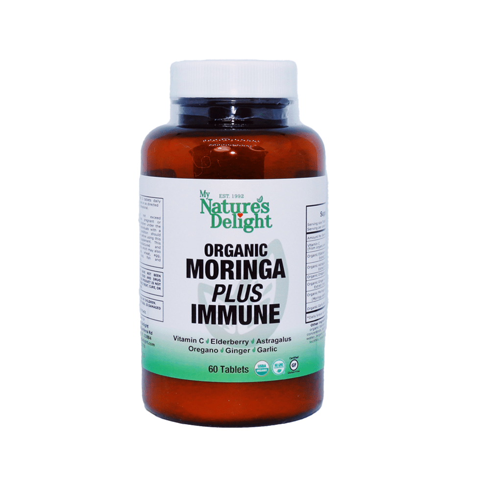 Organic Moringa Plus Immune - 60 Tabs