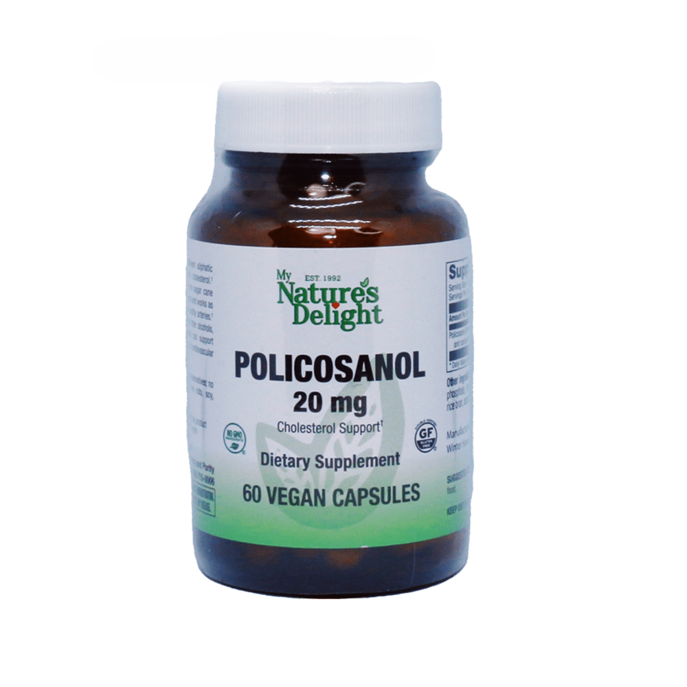 Policosanol 20 mg Extra Strength - 60 Vegan Caps