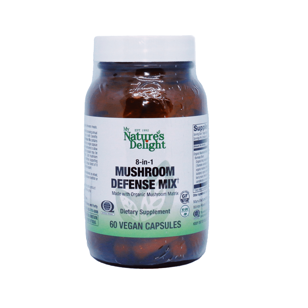 Mushroom Defense Mix - Made with Organic Mushroom Complex - 60 Vegan Caps