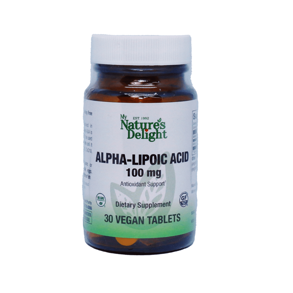 Alpha-Lipoic Acid 100 mg - 30 Vegan Tabs - ALA