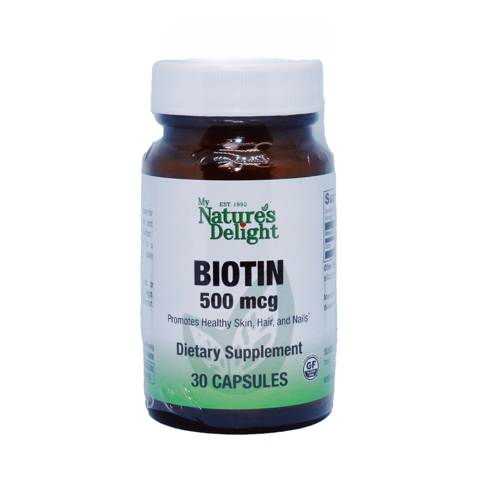 Biotin 500 mcg - 30 Caps